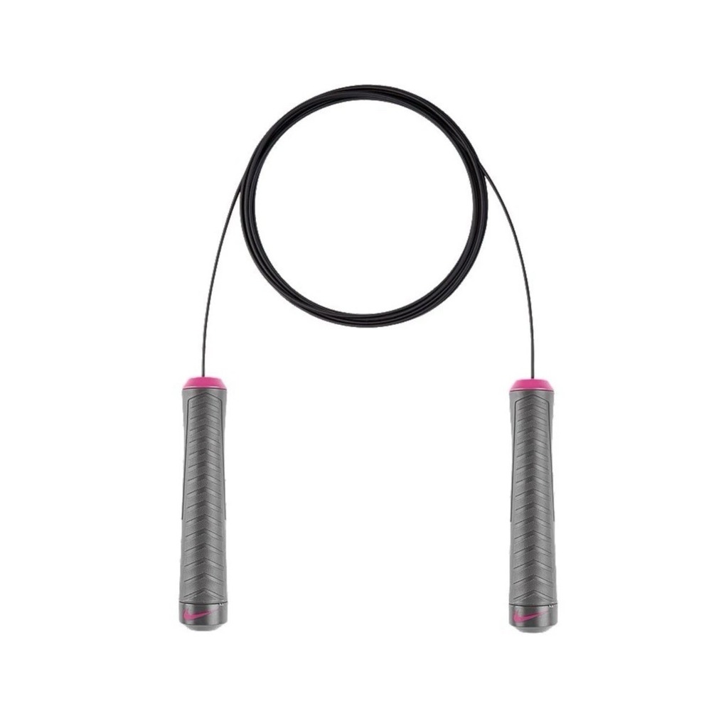 New Nike Weighted Rope .5lb handles 9' rope jumprope - Black/Green or Gray/Pink